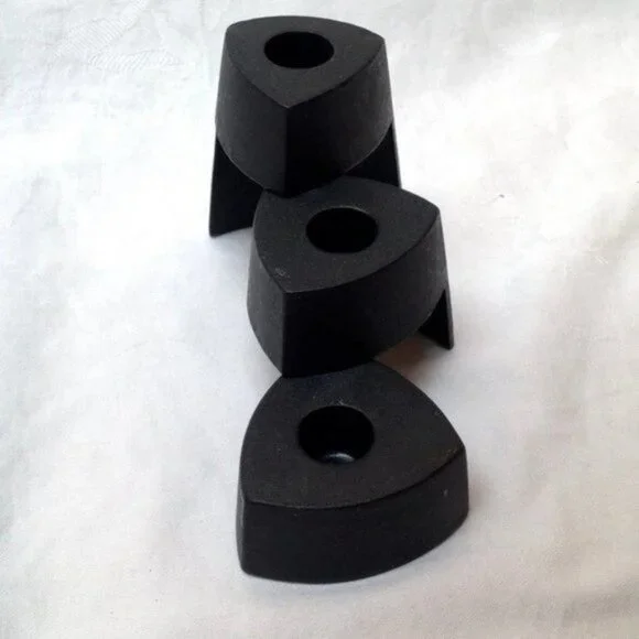 Tiered Candle Holder Metal Tower Home Decor Accent Black Fall Christmas Holiday - Picture 2 of 6